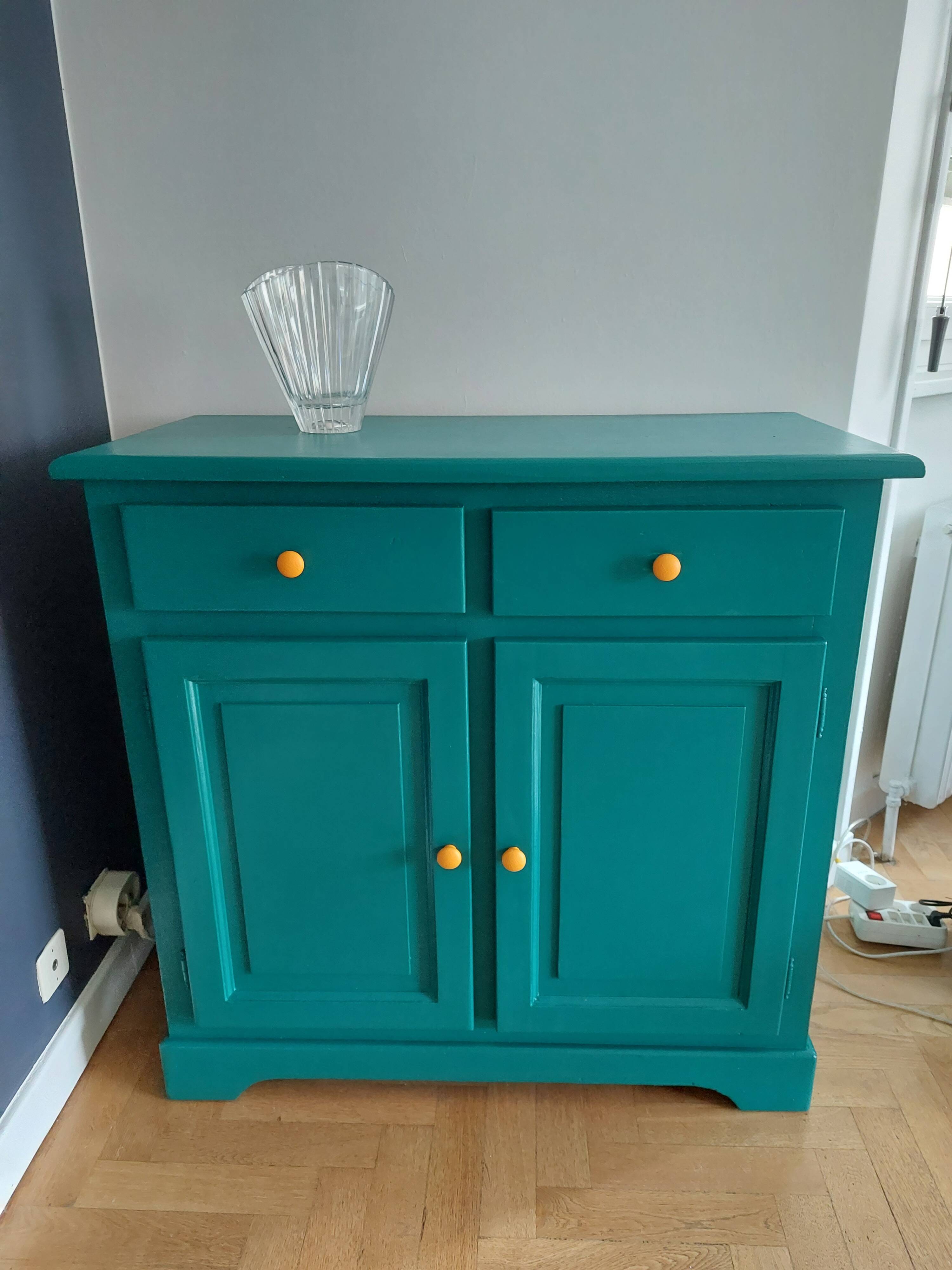 Vintage Mado sideboard with asymmetrical doors