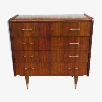 Chest of drawers vintage spindle feet