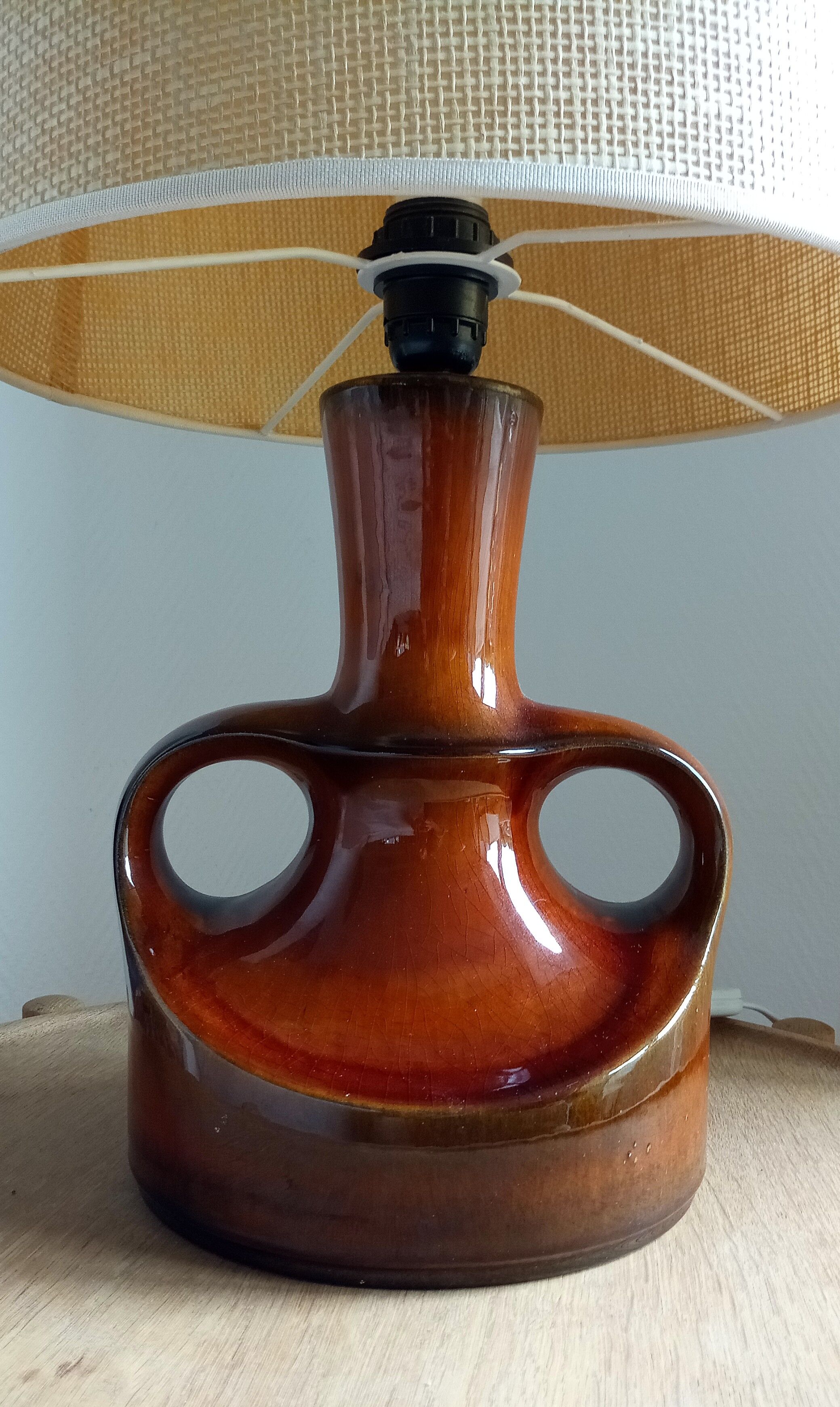 Ceramic lamp from the 70s