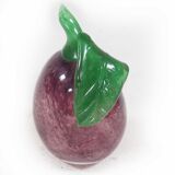 Set of 3 blown glass fruits
