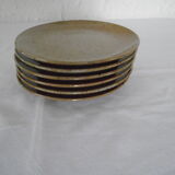 6 plates of sandstone desserts from the CNP France