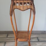Rattan plant holder