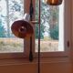 Floor lamp, reading light with two spots from the 70s in chromed metal and brushed aluminum