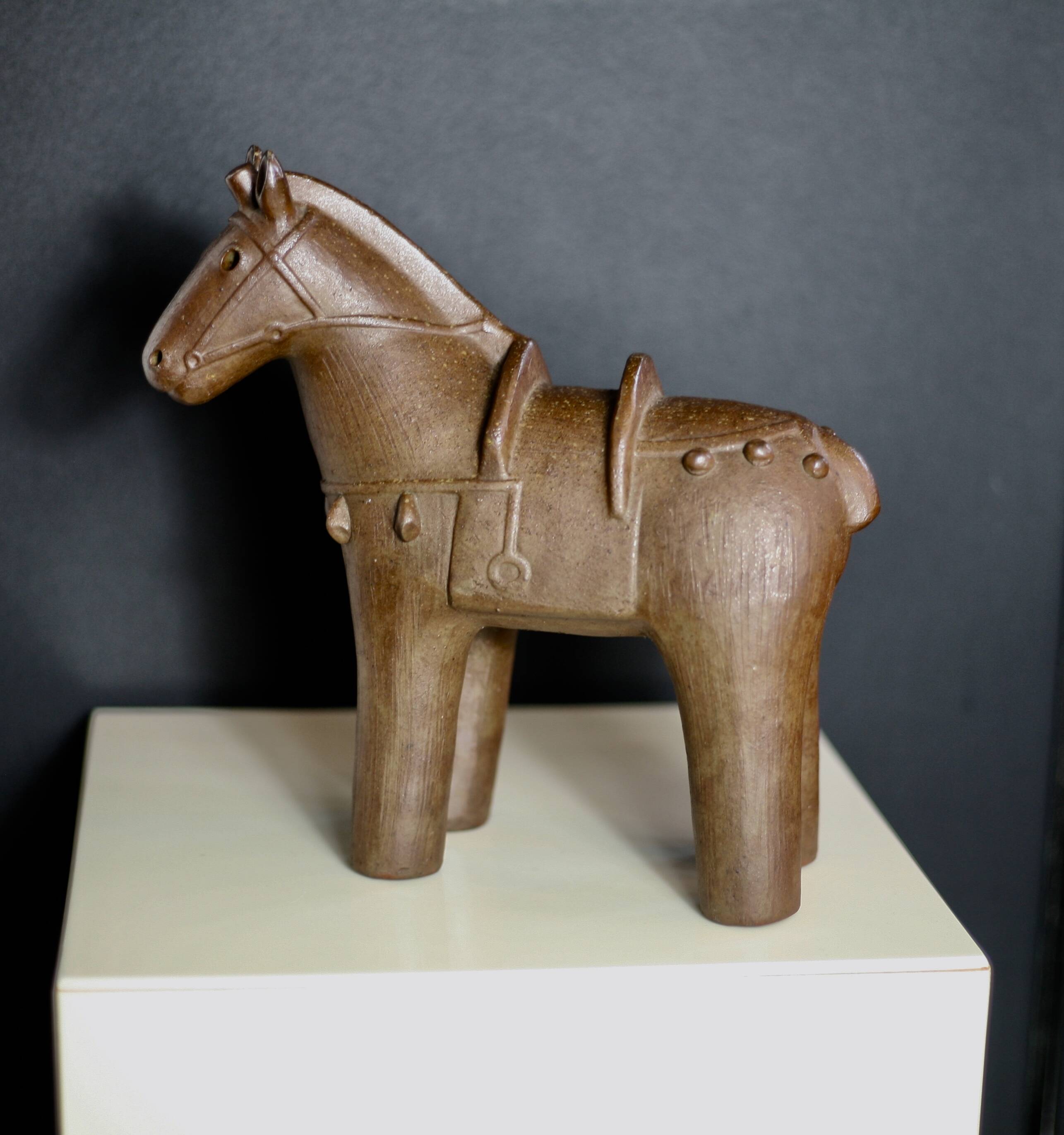 Ceramic, Japan, 1950s, horse.