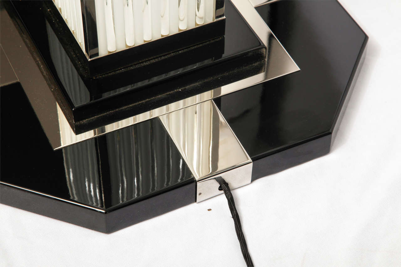 Paire de lampadaires art-déco