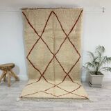 Handmade moroccan berber carpet 260 x 132 cm