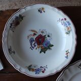 2 large Agreste flowered dishes