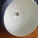 Vintage style brushed aluminium pendant light