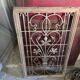 Art Nouveau cast iron grille from the 1900s.