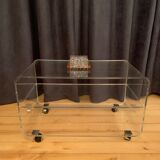 Lucite coffee table 70s