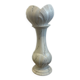 Vintage porcelain planter and column