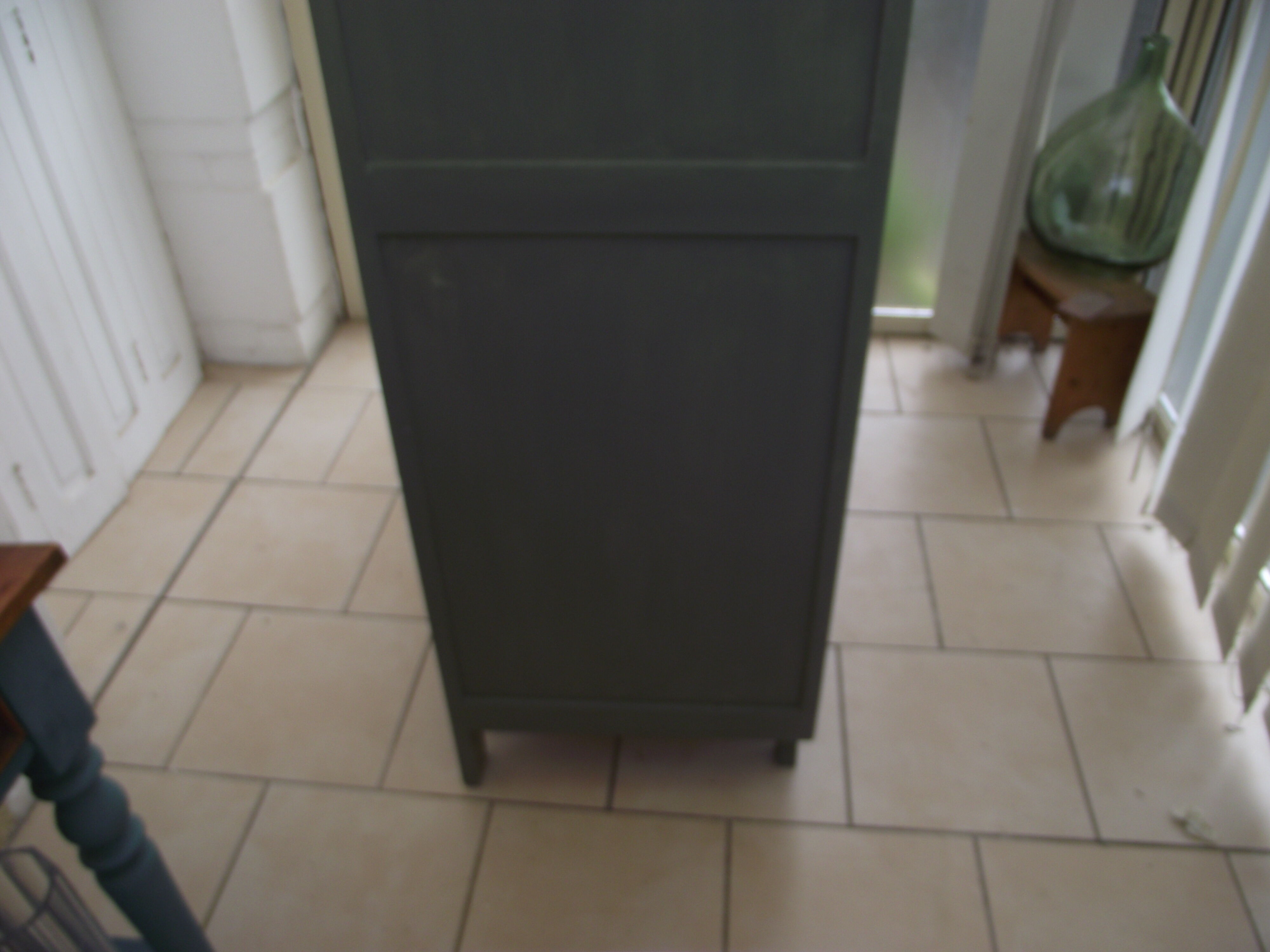 Asymmetrical cabinet from the 50s