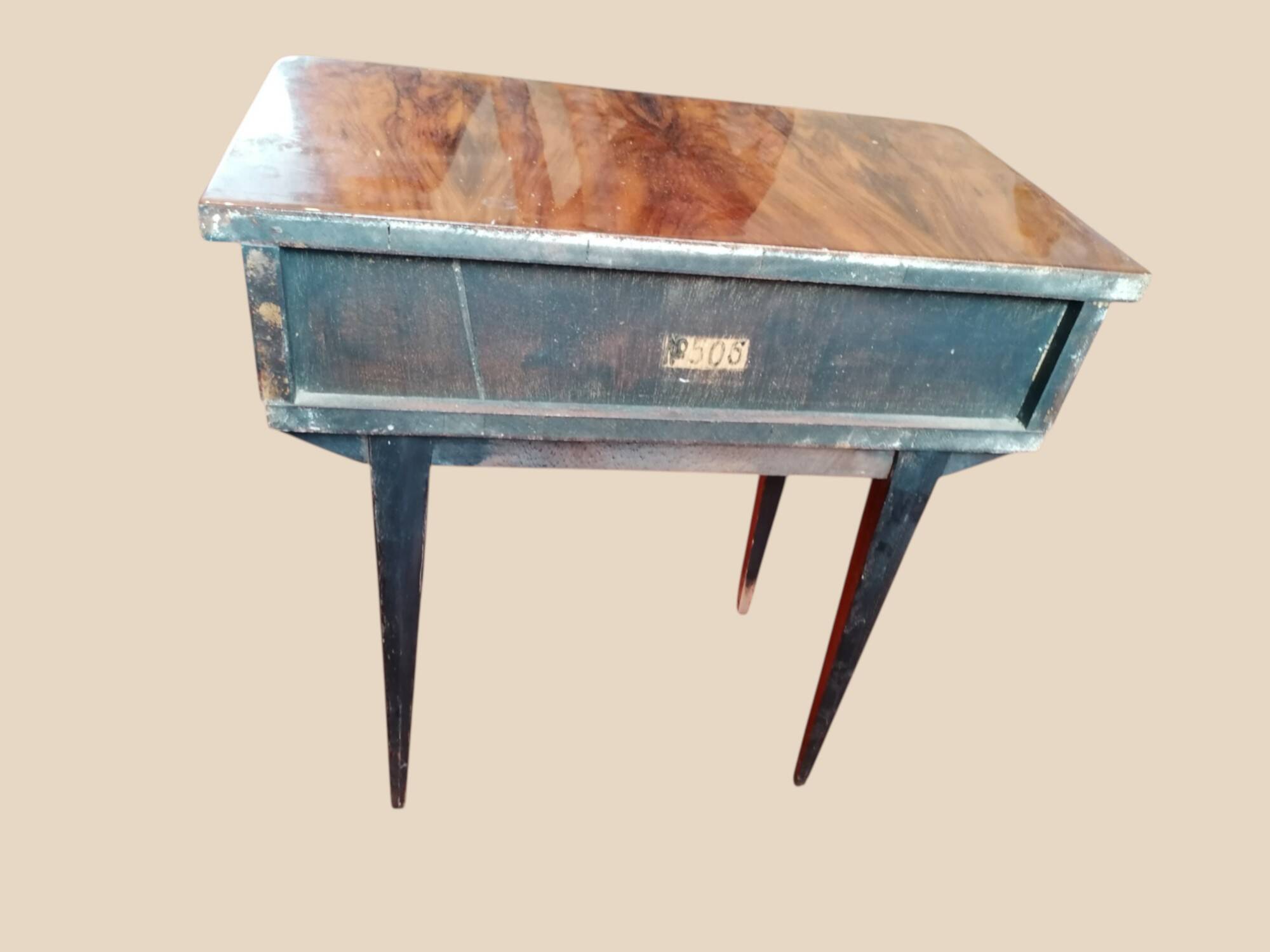 Armoire et Table de Chevet en Bois Laqué vintage - Ateliers Jacquelin