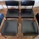 Lot 4 Scandinavian chairs Zetel Behaagt vintage 70s