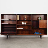 Rosewood bookcase, Danish design, 1970s, production: Farsø Møbelfabrik