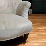 Pair of velvet armchairs