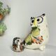 Duo HIBOUX Vintage ARTISANAL Ceramics