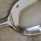 6 silver-plated metal spoons