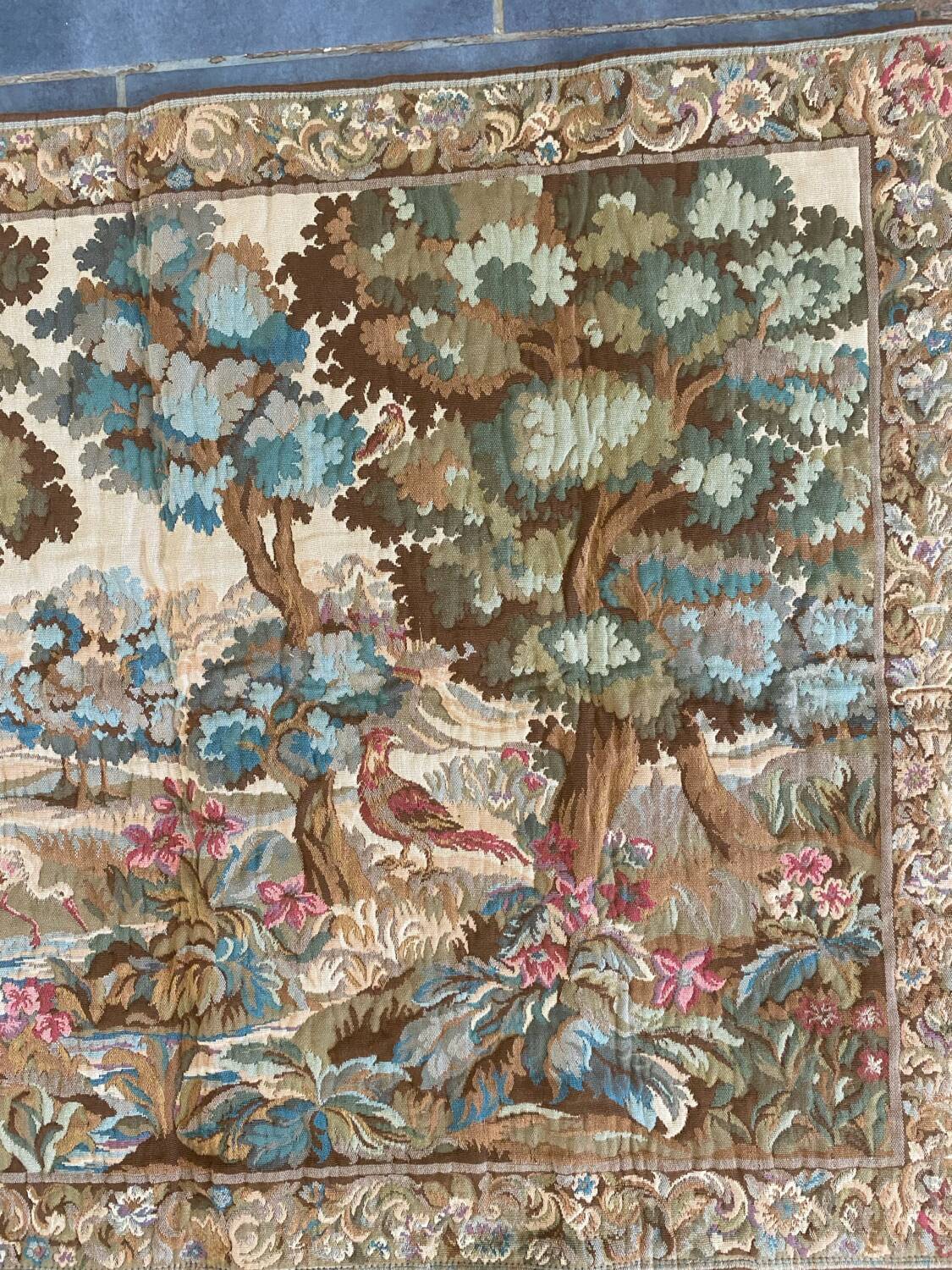 ビンテージ タペストリー 鳥 壁掛け Tapisseries du Lion ビンテージ