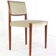 Set of 4 Niels O Möller model 80 chairs