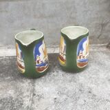 Pair of 50's pitchers