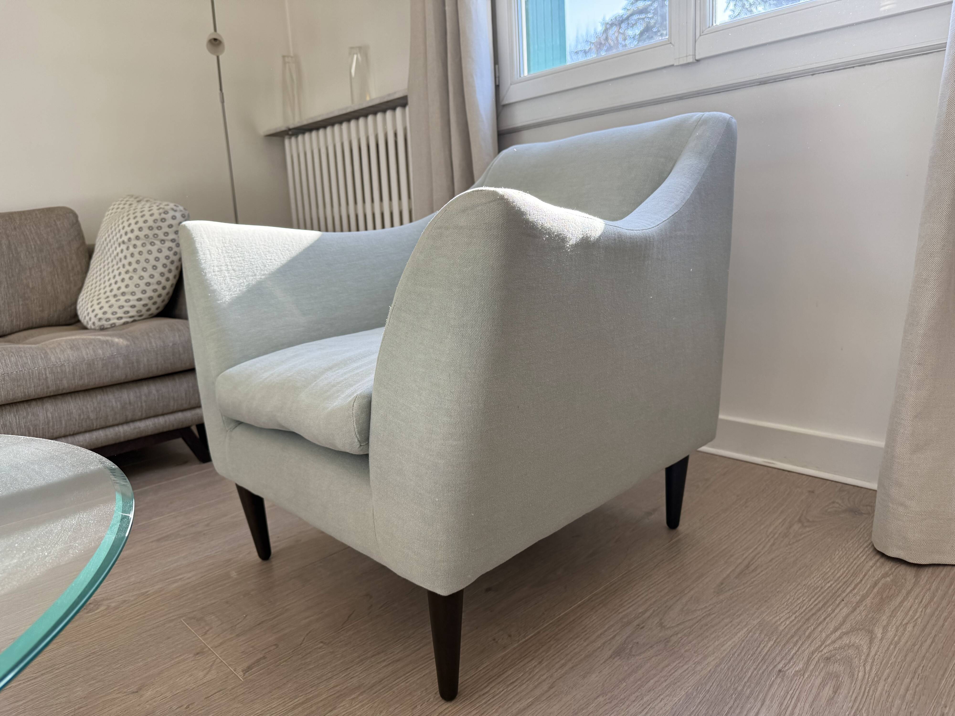 Set of 2 Hepburn Earl Gray armchairs - Conran Shop