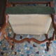 A pair of Louis XIII-style sheep bones armchairs