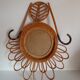Vintage bamboo mirror