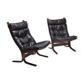 Pair of Siesta chairs by Ingmar Reilling , Westnofa
