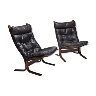 Pair of Siesta chairs by Ingmar Reilling , Westnofa