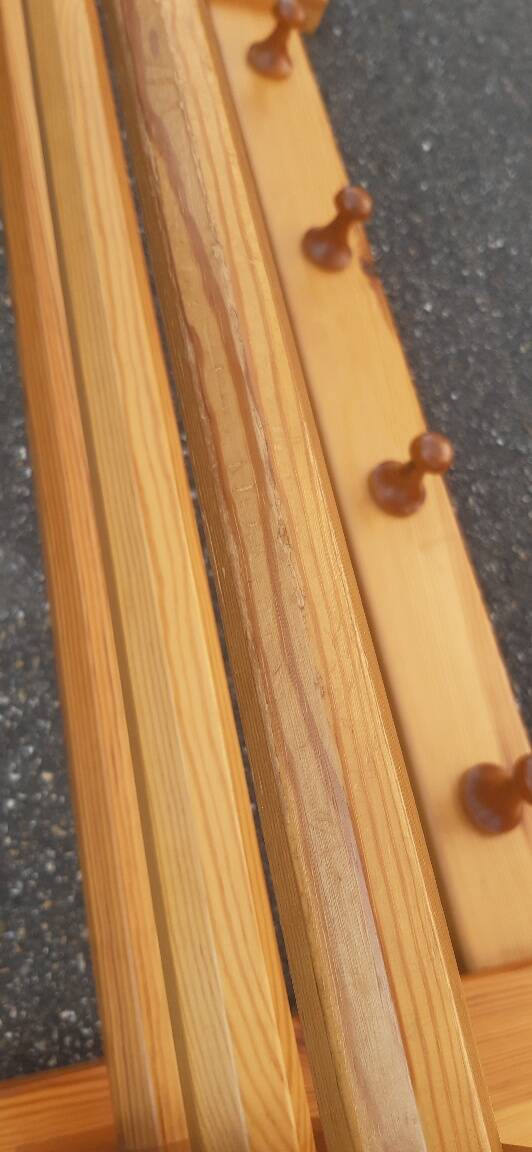 Scandinavian coat rack by Glas Mäster Markaryd