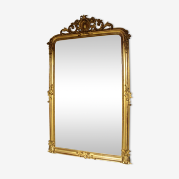 Miroir doré Napoléon III 129x224cm
