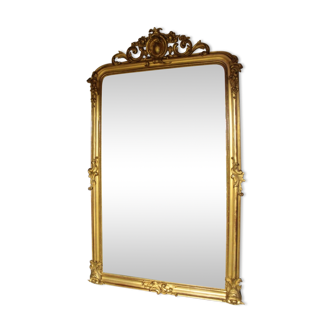 Golden Napoleon III mirror 129x224cm