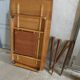 Scandinavian teak table with built-in extension
