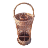 Vintage bottle holder basket