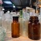 Lot 37 vials small glassware decor pharmacy 1920'