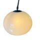 Lampadaire arc vintage chromé avec socle en pierre