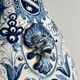 Large Blue Ceramic Vase by Ima for Montelupo Florentino, Italy, 1980s