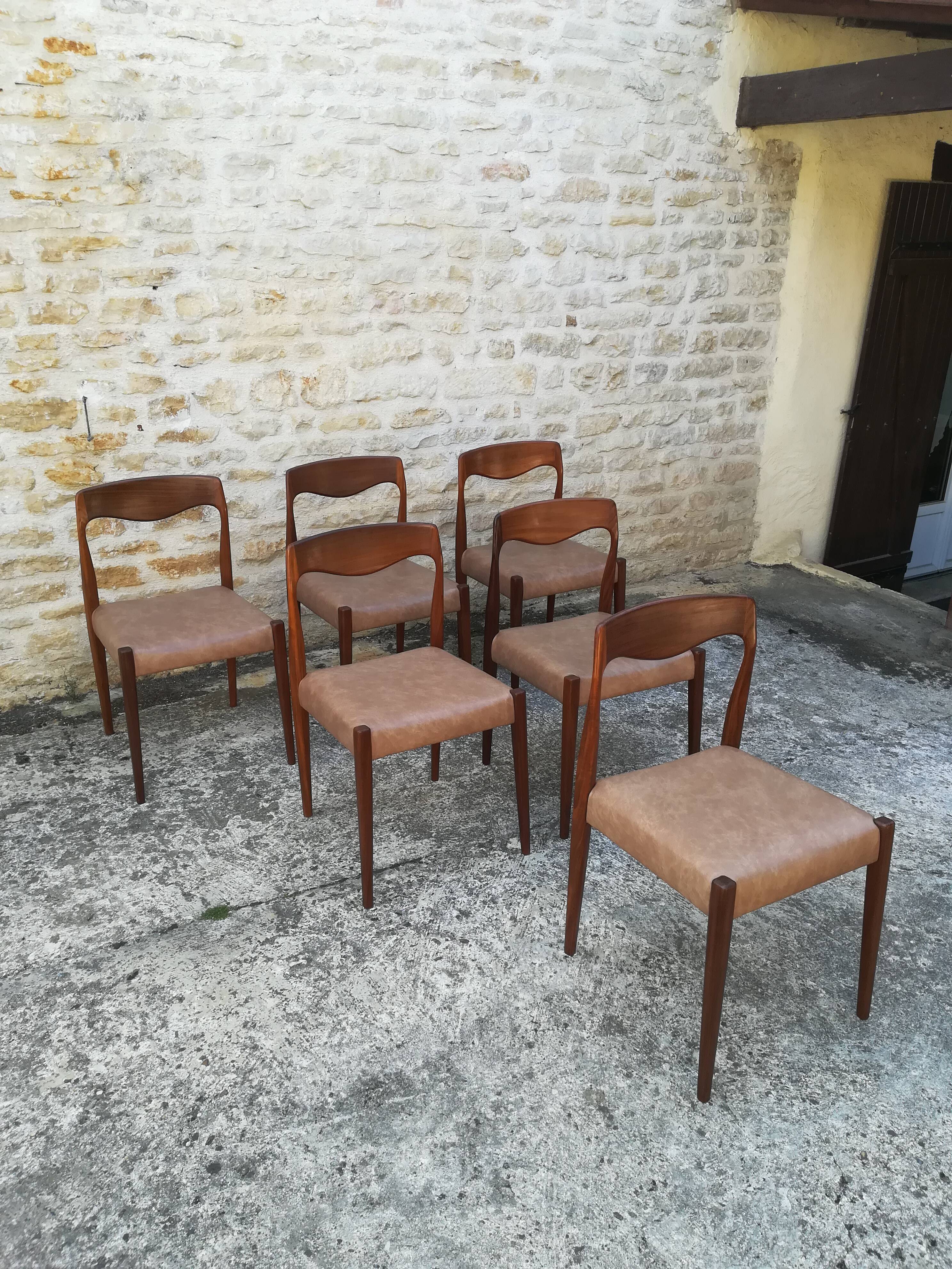 Scandinavian teak chairs