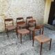 Chaises scandinave en teck