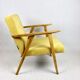 Vintage Yellow Easy Chair, 1970s