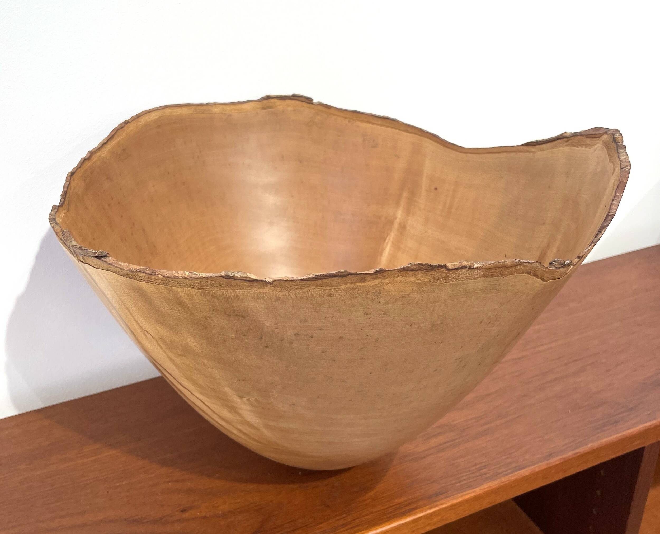 Sycamore monoxyle cup by Ralph Ribour