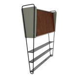Vintage shelf in metal and wood