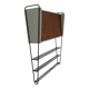 Vintage shelf in metal and wood
