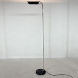 1970's Chrome & Marble Floor Lamp by Bruno Gecchelin for Guzzini, Italy