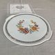 Pie dish for serving floral motifs Bavarian porcelain