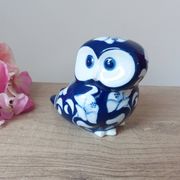 Owl Statuette Villeroy and Boch Gallo – Vintage Cobalt Blue Porcelain