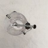 Crystal ice bucket Sevres France with spoon dimension: height -12.5cm- diameter -9.5cm-