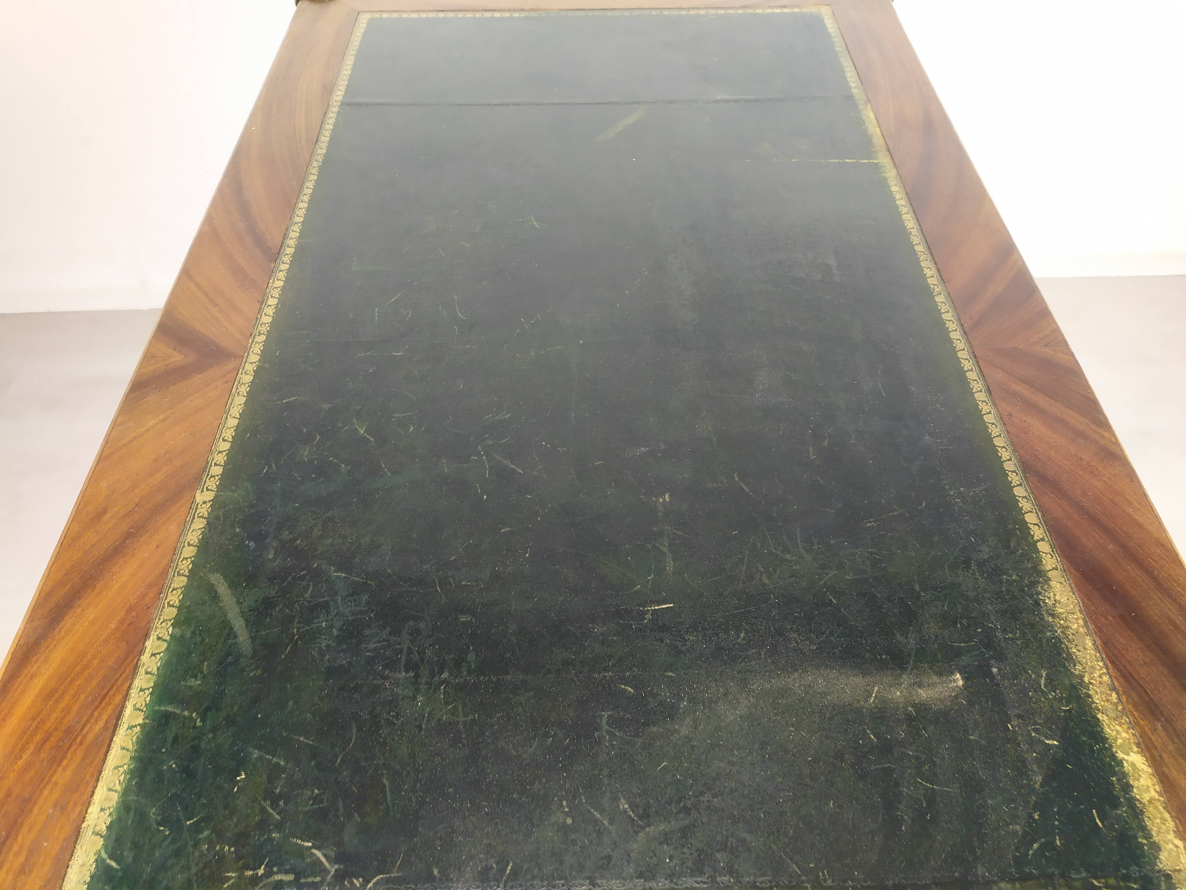 Empire-style desk and chairs