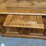 18th century solid oak sideboard 145cm